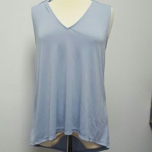 🆕️ Nine West Sleeveless Tyler Drape Back Pullover Loose Fit Top